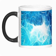 Fractal Occean Waves Artistic Background Morph Mugs by Amaryn4rt