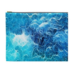 Fractal Occean Waves Artistic Background Cosmetic Bag (xl) by Amaryn4rt