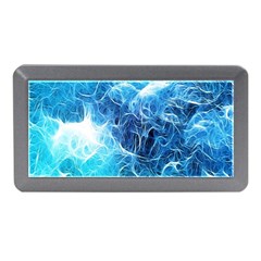 Fractal Occean Waves Artistic Background Memory Card Reader (mini) by Amaryn4rt