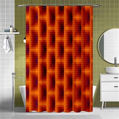 Fractal Multicolored Background Shower Curtain 48  X 72  (small)  by Amaryn4rt