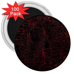 Black And Red Background 3  Magnets (100 Pack) by Amaryn4rt