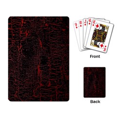 Black And Red Background Playing Card by Amaryn4rt