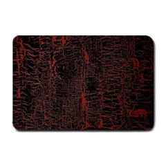 Black And Red Background Small Doormat  by Amaryn4rt