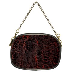 Black And Red Background Chain Purses (two Sides)  by Amaryn4rt