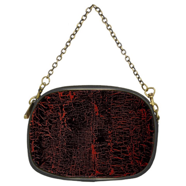 Black And Red Background Chain Purses (Two Sides) 