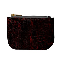 Black And Red Background Mini Coin Purses by Amaryn4rt