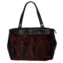 Black And Red Background Office Handbags (2 Sides)  by Amaryn4rt