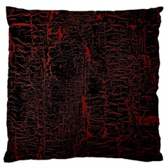 Black And Red Background Large Cushion Case (two Sides) by Amaryn4rt