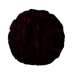 Black And Red Background Standard 15  Premium Flano Round Cushions by Amaryn4rt