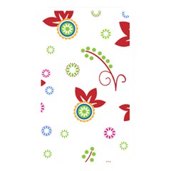 Colorful Floral Wallpaper Background Pattern Memory Card Reader by Amaryn4rt