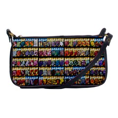 Flower Seeds For Sale At Garden Center Pattern Shoulder Clutch Bags by Amaryn4rt