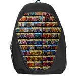 Flower Seeds For Sale At Garden Center Pattern Backpack Bag Front