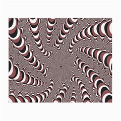 Digital Fractal Pattern Small Glasses Cloth (2-side) by Amaryn4rt