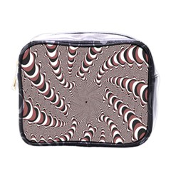 Digital Fractal Pattern Mini Toiletries Bags by Amaryn4rt