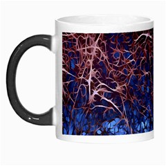 Autumn Fractal Forest Background Morph Mugs by Amaryn4rt