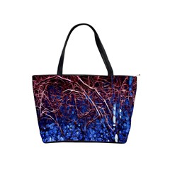 Autumn Fractal Forest Background Shoulder Handbags by Amaryn4rt