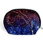 Autumn Fractal Forest Background Accessory Pouches (Medium)  Front