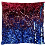 Autumn Fractal Forest Background Large Flano Cushion Case (Two Sides) Front