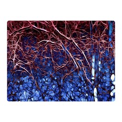 Autumn Fractal Forest Background Double Sided Flano Blanket (mini) 