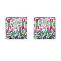 Wallpaper Created From Coloring Book Cufflinks (square) by Amaryn4rt