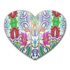 Wallpaper Created From Coloring Book Heart Mousepads by Amaryn4rt