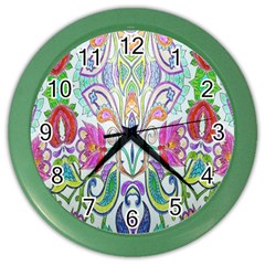 Wallpaper Created From Coloring Book Color Wall Clocks by Amaryn4rt