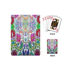 Wallpaper Created From Coloring Book Playing Cards (mini) 