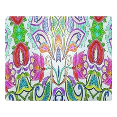 Wallpaper Created From Coloring Book Double Sided Flano Blanket (large) 