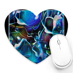 Water Is The Future Heart Mousepads by Amaryn4rt