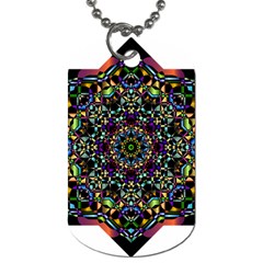 Mandala Abstract Geometric Art Dog Tag (two Sides)