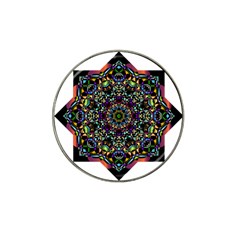 Mandala Abstract Geometric Art Hat Clip Ball Marker (10 Pack)