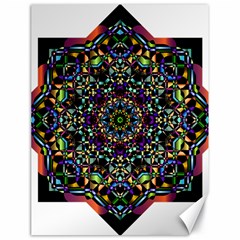 Mandala Abstract Geometric Art Canvas 18  X 24   by Amaryn4rt