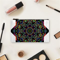 Mandala Abstract Geometric Art Cosmetic Bag (small)  by Amaryn4rt