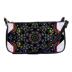 Mandala Abstract Geometric Art Shoulder Clutch Bags by Amaryn4rt