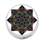 Mandala Abstract Geometric Art 4-Port USB Hub (Two Sides)  Front