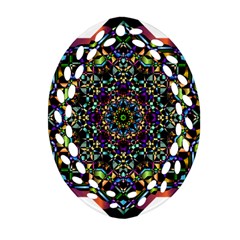 Mandala Abstract Geometric Art Ornament (oval Filigree)