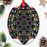 Mandala Abstract Geometric Art Ornament (Oval Filigree) Front