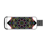 Mandala Abstract Geometric Art Portable USB Flash (Two Sides) Front