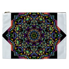 Mandala Abstract Geometric Art Cosmetic Bag (xxl)  by Amaryn4rt