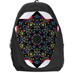 Mandala Abstract Geometric Art Backpack Bag Front