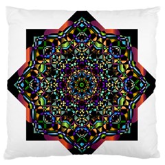 Mandala Abstract Geometric Art Standard Flano Cushion Case (two Sides)