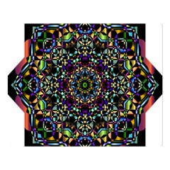 Mandala Abstract Geometric Art Double Sided Flano Blanket (large) 