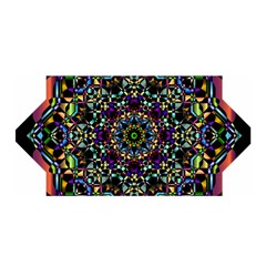 Mandala Abstract Geometric Art Satin Wrap