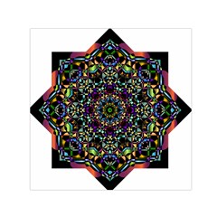 Mandala Abstract Geometric Art Small Satin Scarf (square) by Amaryn4rt