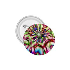 Magic Fractal Flower Multicolored 1 75  Buttons