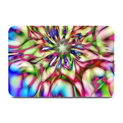 Magic Fractal Flower Multicolored Plate Mats by EDDArt