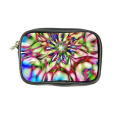 Magic Fractal Flower Multicolored Coin Purse by EDDArt