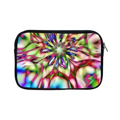 Magic Fractal Flower Multicolored Apple Ipad Mini Zipper Cases by EDDArt