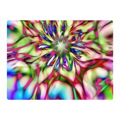 Magic Fractal Flower Multicolored Double Sided Flano Blanket (mini)  by EDDArt