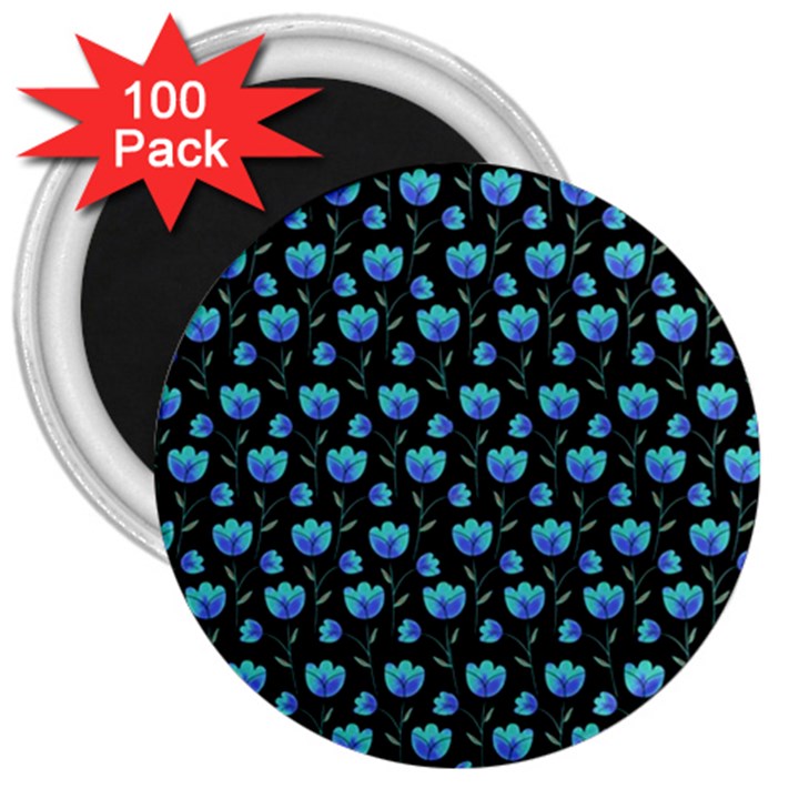 Floral pattern 3  Magnets (100 pack)